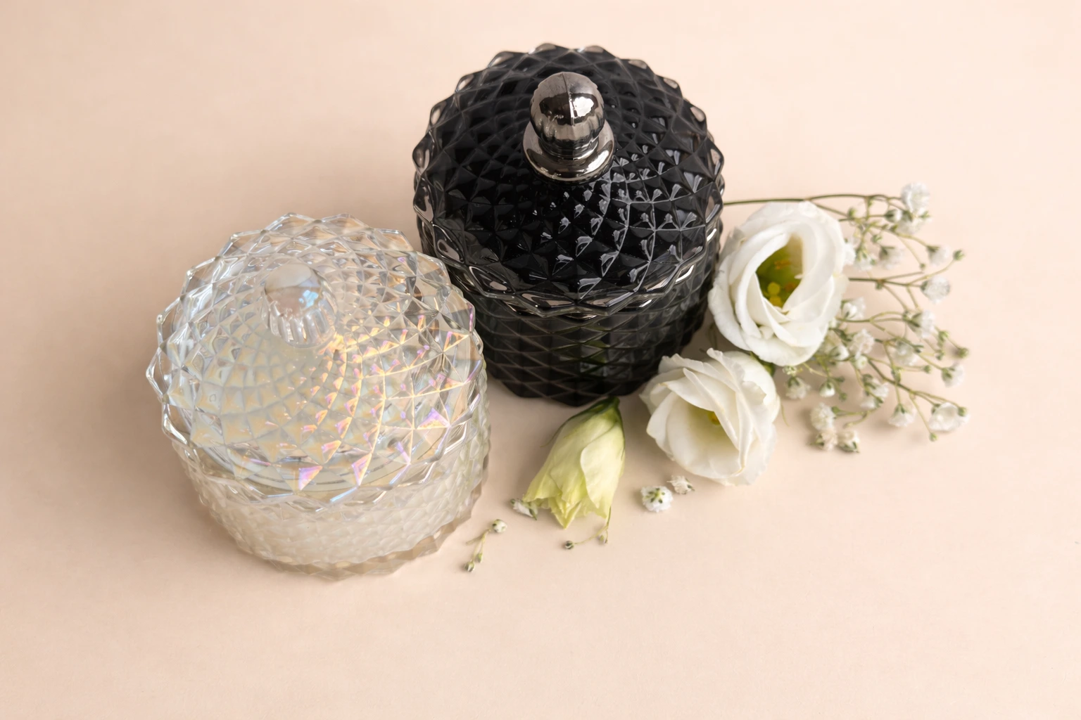 Crystal Candle Duo – Gift Set