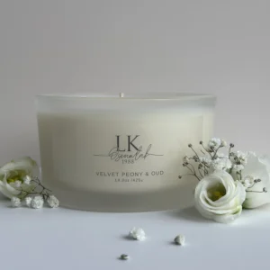 Velvet Peony Large candle